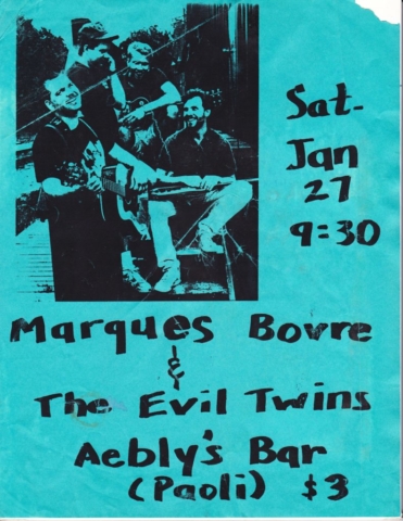 Marques Bovre and the Evil Twins, January 27, 1990