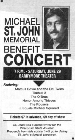 Marques Bovre and the Evil Twins, June 29, 1991