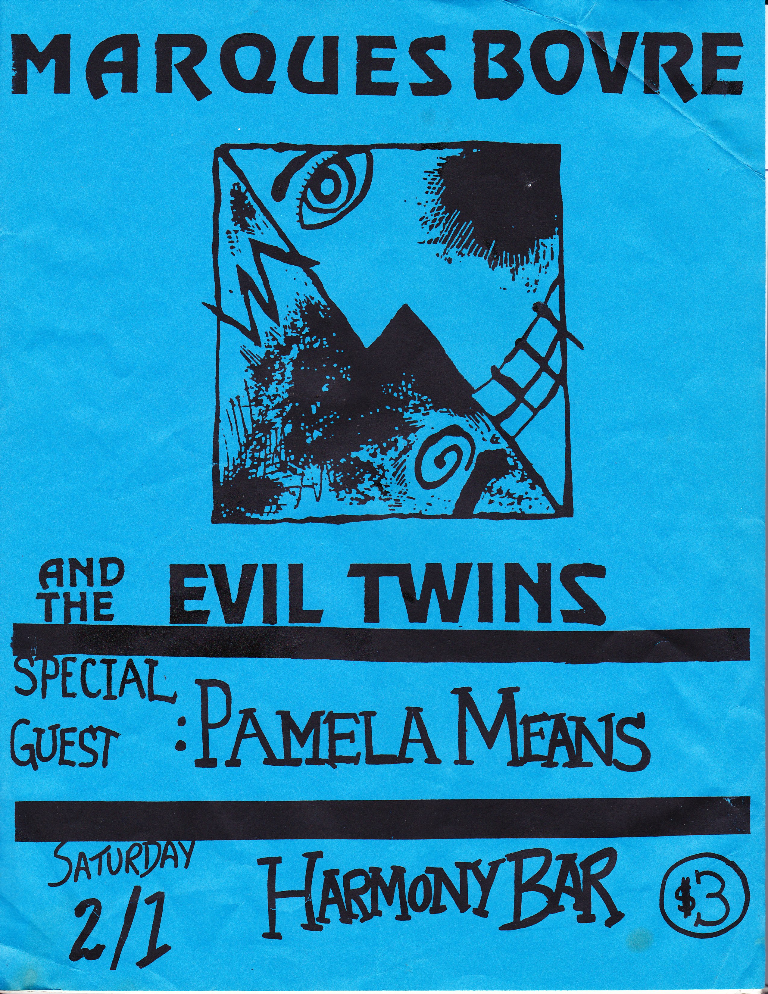 Marques Bovre and the Evil Twins, February 1, 1992