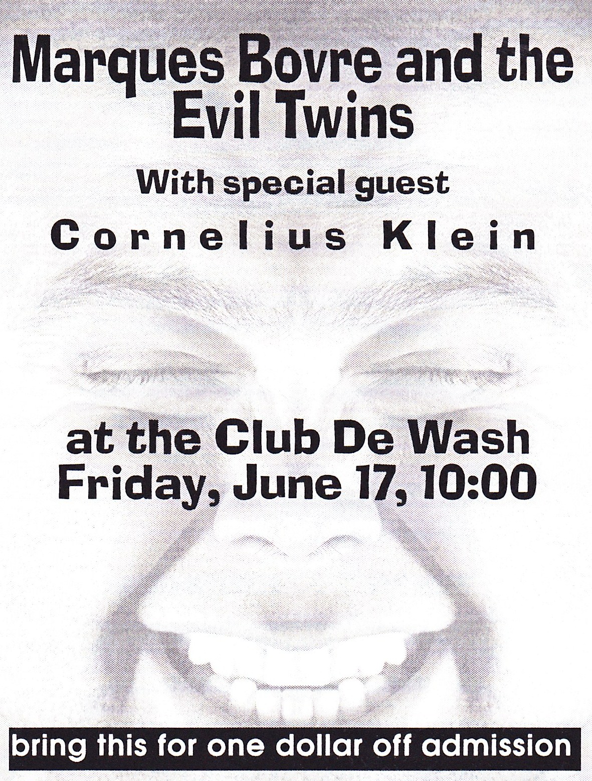 Marques Bovre and the Evil Twins, June 17, 1994