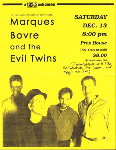 Marques Bovre and the Evil Twins, December 13, 1997