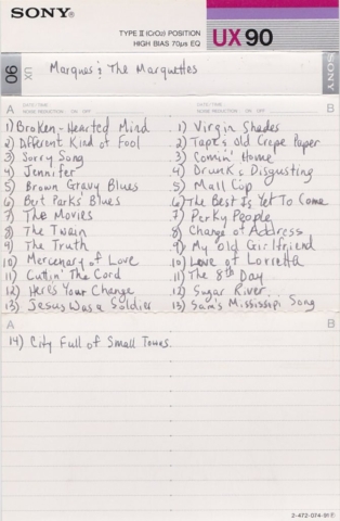 Terry's copy of The Bathroom Tapes(J-card)